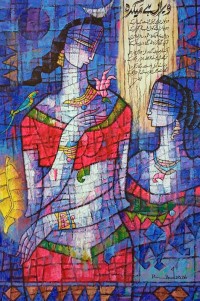 A. S. Rind, 24 x 36 Inch, Acrylic On Canvas, Figurative Painting, AC-ASR-826