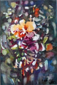 Abdul Hayee, 11 x 15 inch, Watercolor on Papers,  Floral Painting, AC-AHY-004