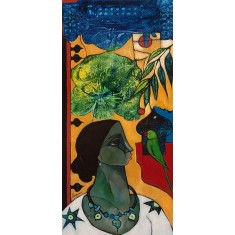 Abrar Ahmed, 16 x 36 Inch, Oil on Canvas, Figurative Painting, AC-AA-586