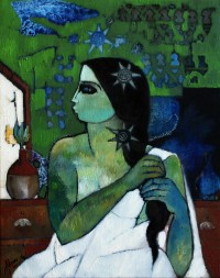 Abrar Ahmed, 16 x 20 Inch, Oil on Canvas,  Figurative Pintinng, AC-AA-098