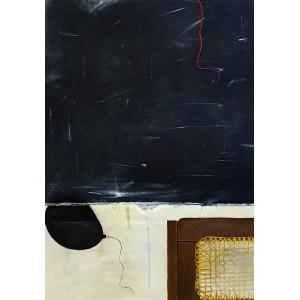 Agha Jandan, 20 x 30 Inch, Acrylic on Canvas, Moden art Painting, AC ...