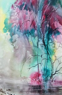 Arif Ansari, 7.5 x 11 inch, Water Color on Paper, Landscape Painting, AC-AAR-010