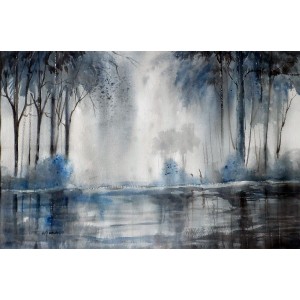 Arif Ansari, 15 x 22 inch, Water Color on Paper, Landscape Painting, AC-AA-024