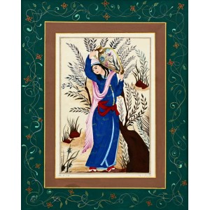 Halar, 8 x 11 Inch, Gouache on Wasli, Miniature Painting, AC-HAL-CEAD-001
