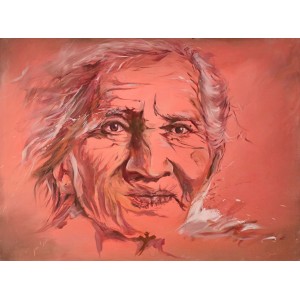 Murk Malik, 36 x 48 Inch, Oil on Canvas, Figurative Painting, AC-MRK-CEAD-001
