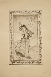 Uroosa Shaikh, 6 x 9 Inch, Graphite on Paper,  Miniature Painting, AC-URS-CEAD-002