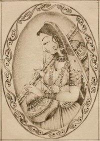 Uroosa Shaikh, 5 x 6 Inch,Graphite on Paper,  Miniature Painting, AC-URS-CEAD-003