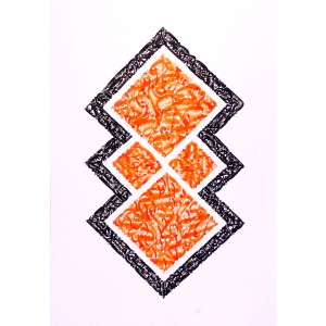 Muneeb Ali, Ink on Artcard, 20 x 30 Inch, Calligraphy Painting, AC-MUN-001