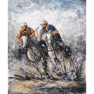 Naeem Rind, 24 x 30 Inch, Acrylic on Canvas, Figurative Painting, AC ...