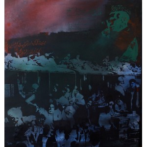 Rida Kazmi, Independence, 43 x 48 Inch, Acrylic On Canvas, Figurative ...