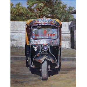 S. M. Fawad, Painterly Realisum Exhibition, Untitled, 18 x 24, Oil on Canvas, Realistic Painting-023