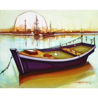 Salman Farooqi, Acrylic on Canvas, 16 x 20 Inch, Seascape Painting, AC-SF-054