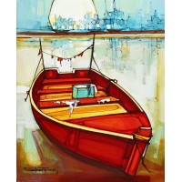 Salman Farooqi, Acrylic on Canvas, 16 x 20 Inch, Seascape Painting, AC-SF-055