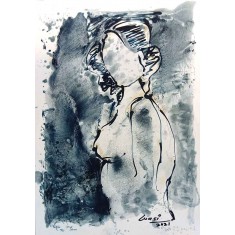 Wasi Haider, 12 x 18 inch, Oil On Paper, Figurative Painting, AC-WH-046