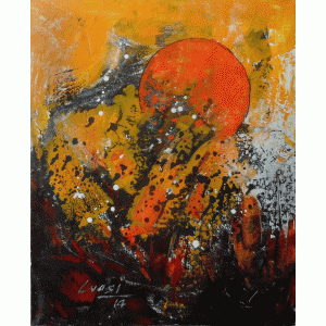 Wasi Haider, 16 x 20  inch,  Acrylic on Canvas,  Abstract Painting, AC-WH-027